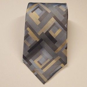 02 Van Heusen Blue & Cream Necktie